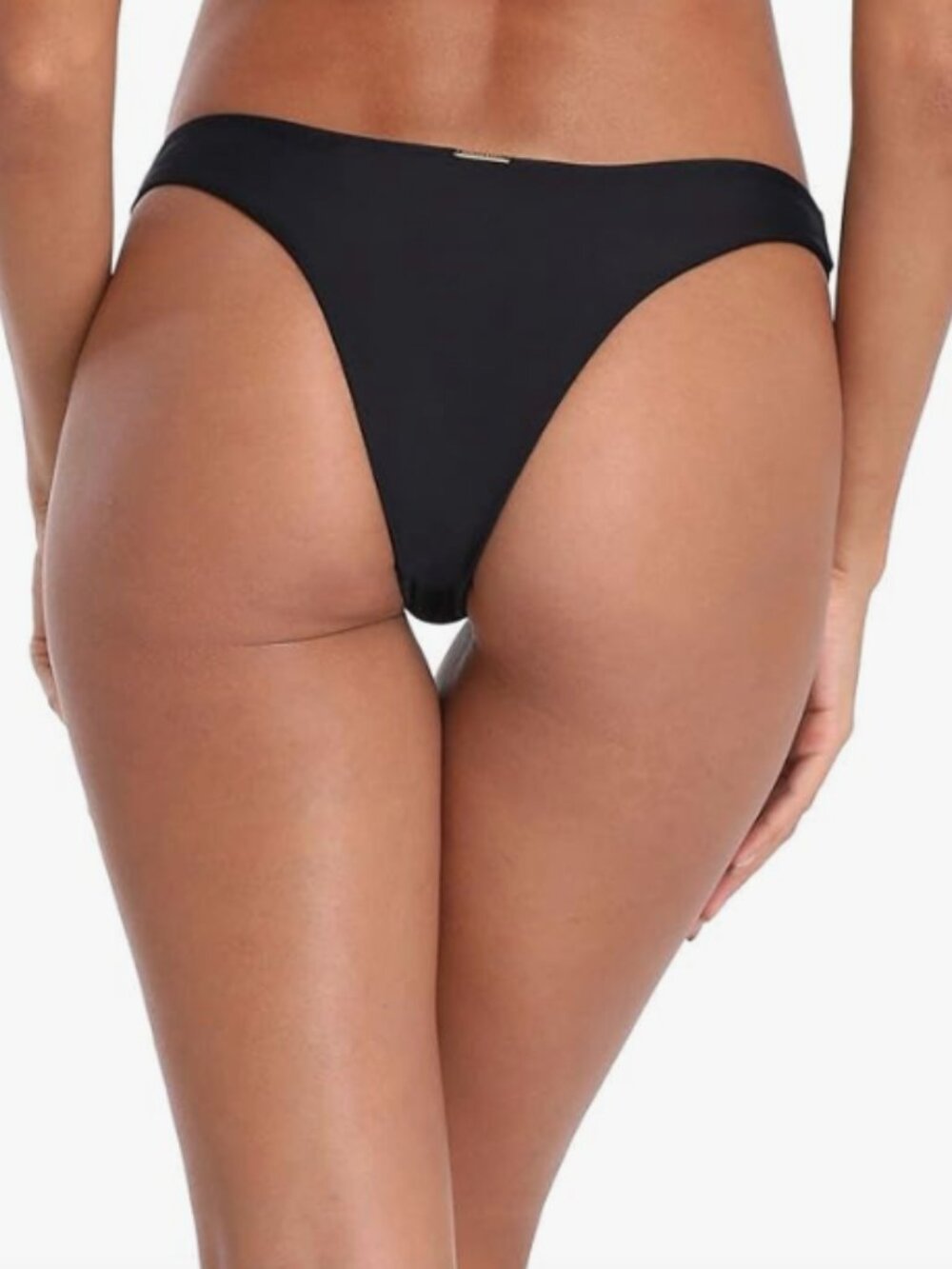 NWT Women's Cheeky Bikini Bottom in Black (M)